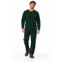 Herren-Fleece-Pyjamas - 2-teiliger gestickter und kontrastierender Taschensatz