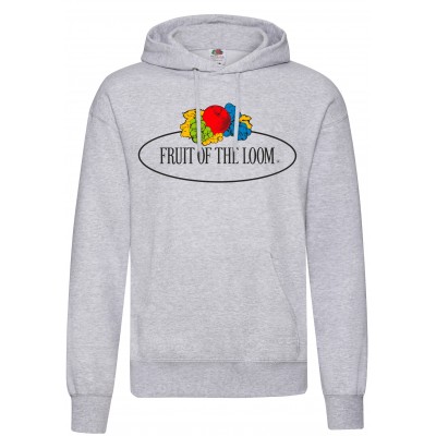 Sudadera con capucha de gran logo