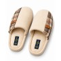 Chaussons Homme – Confort Douillet, Effet Velours Côtelé & Finitions à Carreaux