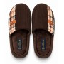 Chaussons Homme – Confort Douillet, Effet Velours Côtelé & Finitions à Carreaux