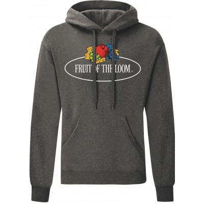 Sudadera con capucha de gran logo