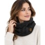 Caché del cuello de la mujer torcido torcido ultra suave, de punto grueso y estilo elegante