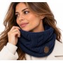 Cache de pescoço de mulher torcido torcido ultra macio e estilo elegante e estilo elegante