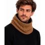 Herrenhalsdeckel mit verdrehtem Netz mit ultraweicher polarem Futter - warmer und bequemer Nackenturm