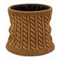 Herrenhalsdeckel mit verdrehtem Netz mit ultraweicher polarem Futter - warmer und bequemer Nackenturm