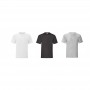 Lot de 3 t-shirts manches courtes col rond uni