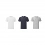 Conjunto de 3 camisetas de manga corta uni cuello redondo