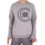 Sweat-shirt col rond uni