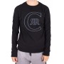 Sweat-shirt col rond uni