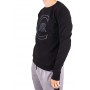 Sweat-shirt col rond uni