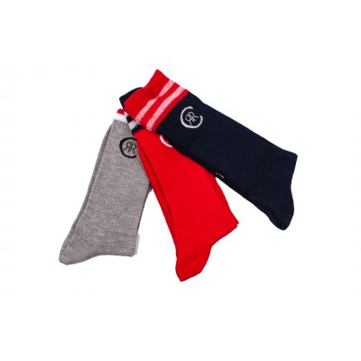 Lot de 3 paires de chaussettes montantes