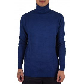 Einfarbiger Rollkragenpullover