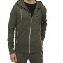 Uni Hooded Zip Sweatshirt