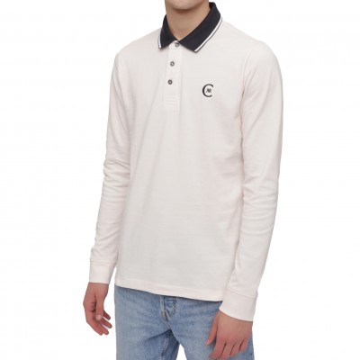 Polo manches longues uni