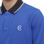 Einfarbiges Langarm-Poloshirt