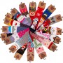 Paquete de 6 pares de calcetines de Navidad