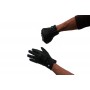 Leather gloves with polar lining