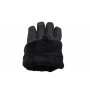 Leather gloves with polar lining