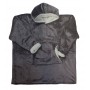 Plaid Mixed Hooded Sweat Sweat Size