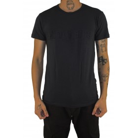 Camiseta de manga corta UNI Cuello redondo Logotipo grande