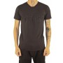Uni Short Sleeve T-Shirt V Neck Large Logo