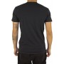 T-shirt uni manches courtes col V grand logo