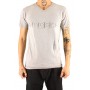 T-shirt uni manches courtes col V grand logo