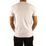 UNI manga curta t-shirt v pescoço grande logotipo