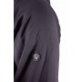 Bi-material jacket with hood