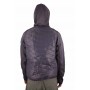 Bi-material jacket with hood