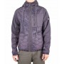 Bi-Material-Jacke mit Kapuze