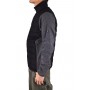 Bi-Material Jacke mit hohem Kragen