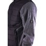 Bi-Material Jacke mit hohem Kragen