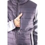 Bi-Material Jacke mit hohem Kragen