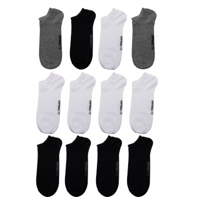 Packung von 12 kurzen Socken für Männer