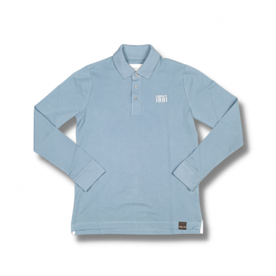 Polo manches longues uni