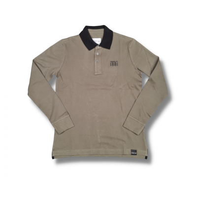 Polo manches longues uni