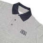 Einfarbiges Langarm-Poloshirt