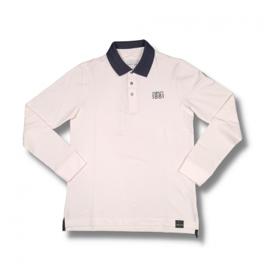 Polo manches longues uni