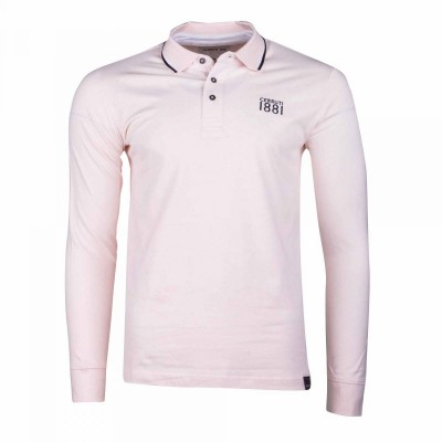 Polo manches longues uni