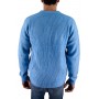 Einfarbiger Pullover mit V-Ausschnitt