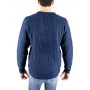 Einfarbiger Pullover mit V-Ausschnitt