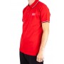 Einfarbiges Kurzarm-Poloshirt