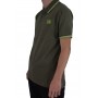 Einfarbiges Kurzarm-Poloshirt