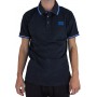 Einfarbiges Kurzarm-Poloshirt