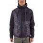 Bi-material jacket with hood