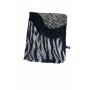 foulard imprimé zèbre femme