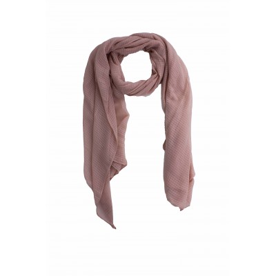 foulard uni rose femme