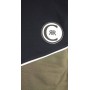 Sudadera con cuello redondo de dos tonos