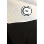 Sudadera con cuello redondo de dos tonos